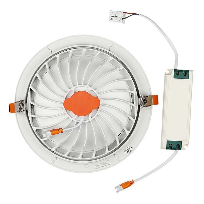 LED įleidžiamas lubinis šviestuvas SAMSUNG CHIP LED/30W/230V 6400K