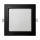 LED įleidžiamas lubinis šviestuvas SQUARE LED/12W/230V 4000K 17x17 cm juoda