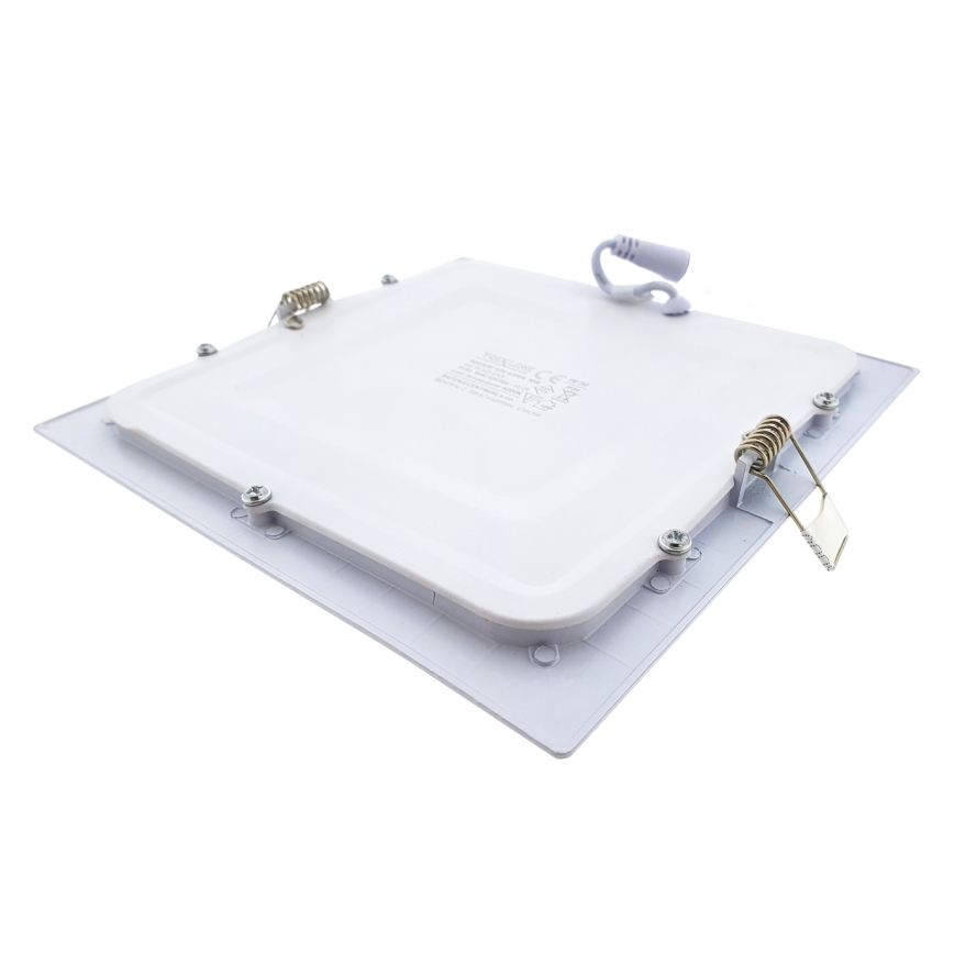 LED įleidžiamas lubinis šviestuvas SQUARE LED/15W/230V 4200K 18,8x18,8 cm balta