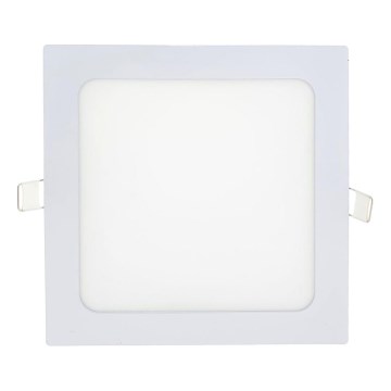 LED įleidžiamas lubinis šviestuvas SQUARE LED/15W/230V 6500K 18,8x18,8 cm balta