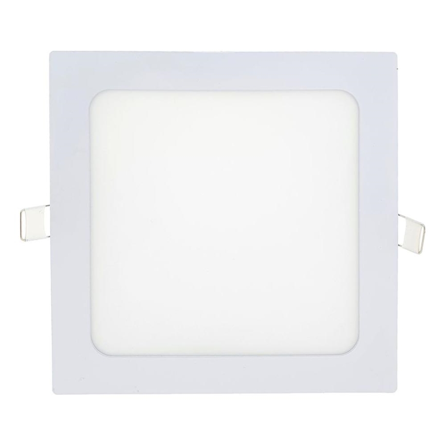 LED įleidžiamas lubinis šviestuvas SQUARE LED/15W/230V 6500K 18,8x18,8 cm balta