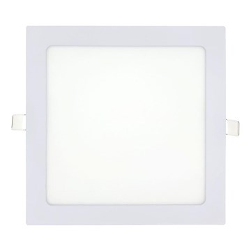 LED įleidžiamas lubinis šviestuvas SQUARE LED/18W/230V 2700K 22x22 cm balta