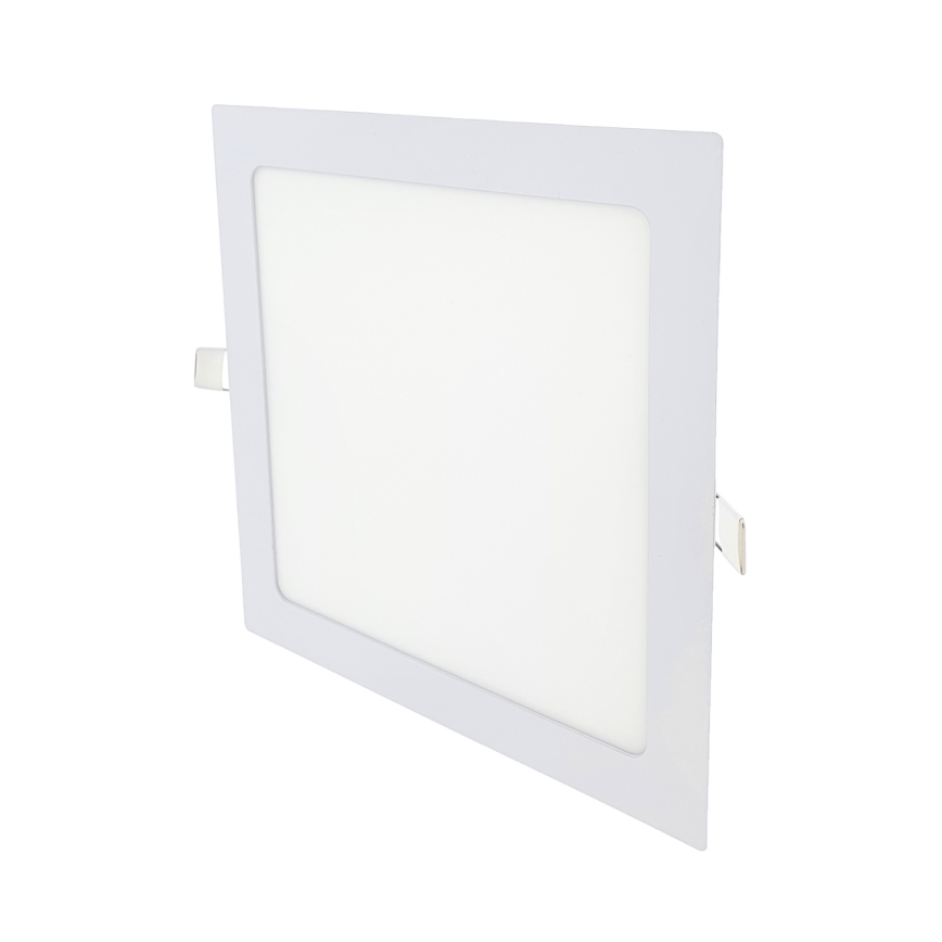LED įleidžiamas lubinis šviestuvas SQUARE LED/18W/230V 2700K 22x22 cm balta