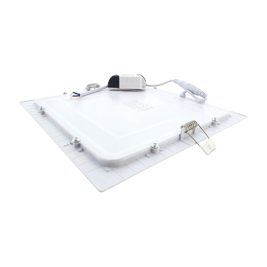 LED įleidžiamas lubinis šviestuvas SQUARE LED/18W/230V 2700K 22x22 cm balta