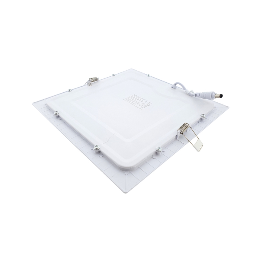 LED įleidžiamas lubinis šviestuvas SQUARE LED/18W/230V 4200K 22x22 cm balta