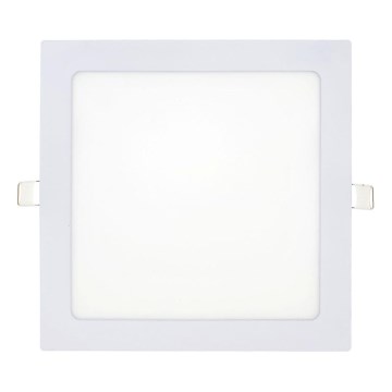 LED įleidžiamas lubinis šviestuvas SQUARE LED/18W/230V 6500K 22x22 cm balta