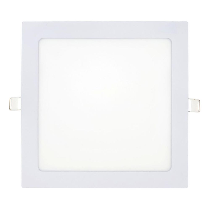 LED įleidžiamas lubinis šviestuvas SQUARE LED/18W/230V 6500K 22x22 cm balta