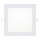 LED įleidžiamas lubinis šviestuvas SQUARE LED/18W/230V 6500K 22x22 cm balta