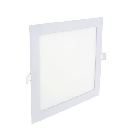 LED įleidžiamas lubinis šviestuvas SQUARE LED/18W/230V 6500K 22x22 cm balta
