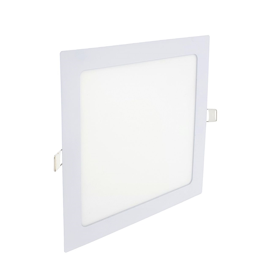 LED įleidžiamas lubinis šviestuvas SQUARE LED/18W/230V 6500K 22x22 cm balta