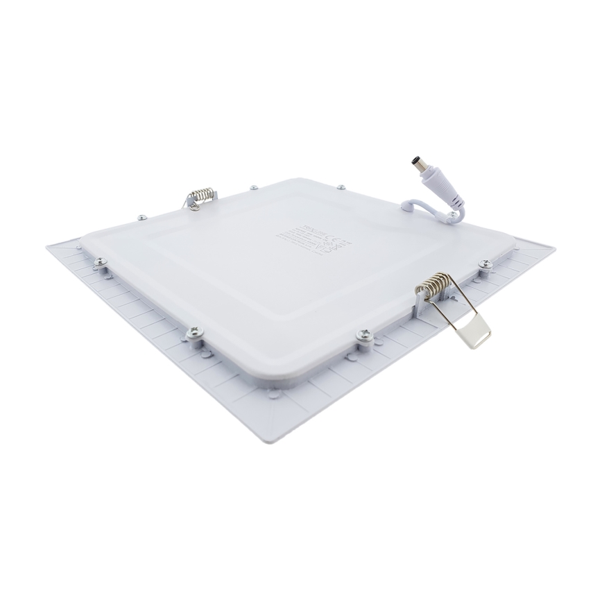 LED įleidžiamas lubinis šviestuvas SQUARE LED/18W/230V 6500K 22x22 cm balta