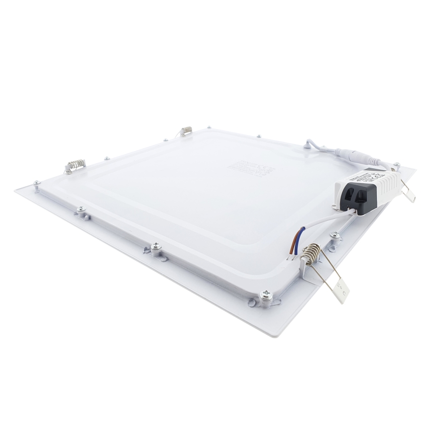 LED įleidžiamas lubinis šviestuvas SQUARE LED/24W/230V 4200K 29,2x29,2 cm balta