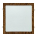 LED įleidžiamas lubinis šviestuvas SQUARE LED/24W/230V 4200K 29,2x29,2 cm ruda