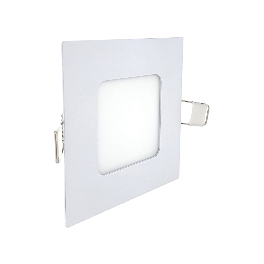 LED įleidžiamas lubinis šviestuvas SQUARE LED/3W/230V 4200K 8,3x8,3 cm balta