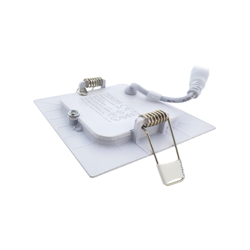 LED įleidžiamas lubinis šviestuvas SQUARE LED/3W/230V 4200K 8,3x8,3 cm balta