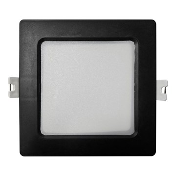 LED įleidžiamas lubinis šviestuvas SQUARE LED/6W/230V 4000K 12x12 cm juoda