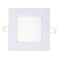LED įleidžiamas lubinis šviestuvas SQUARE LED/6W/230V 4200K 11,8x11,8 cm balta