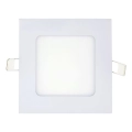 LED įleidžiamas lubinis šviestuvas SQUARE LED/6W/230V 4200K 11,8x11,8 cm balta