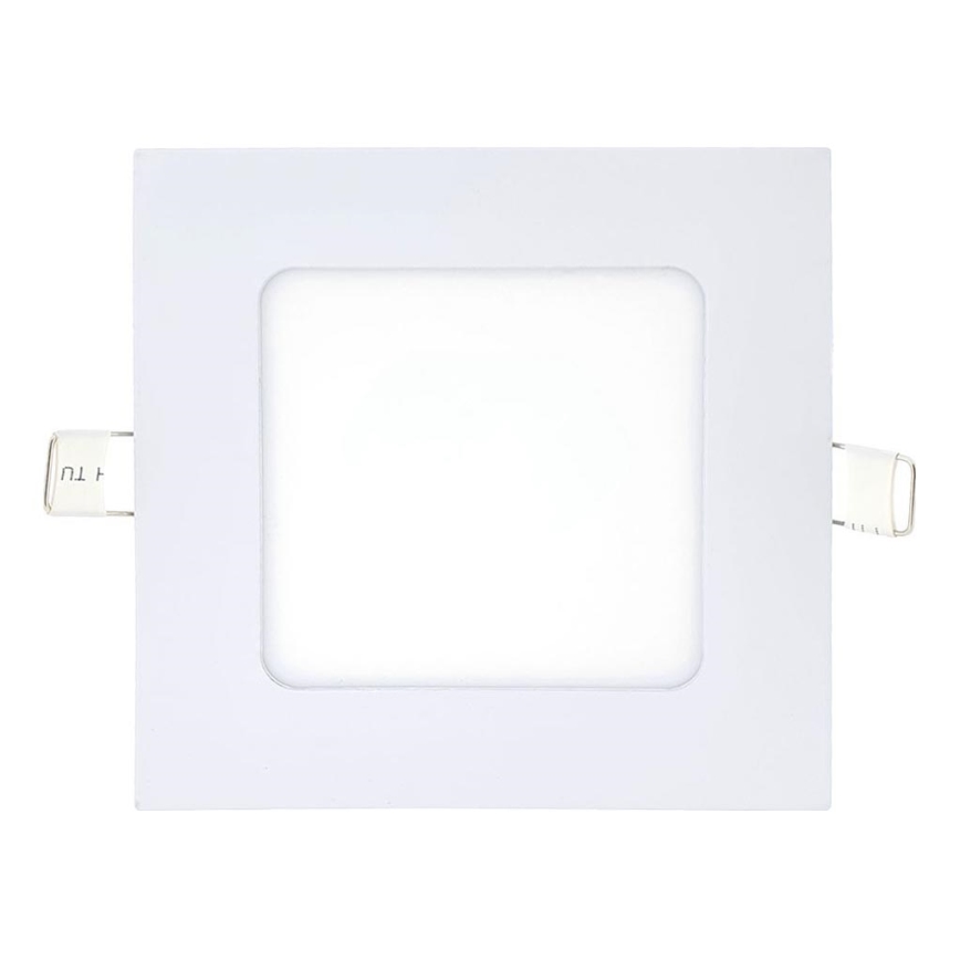 LED įleidžiamas lubinis šviestuvas SQUARE LED/6W/230V 6500K 11,8x11,8 cm balta