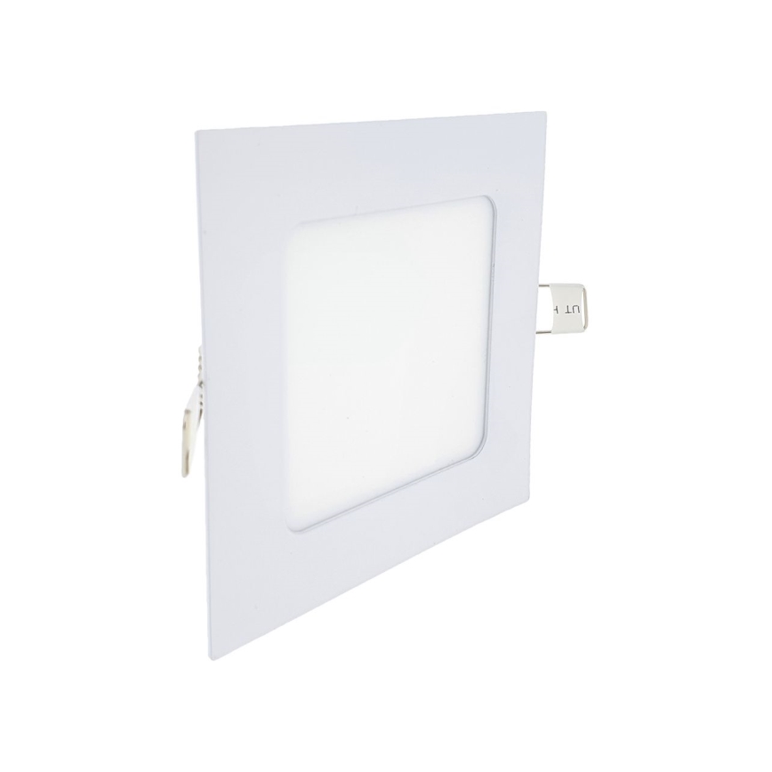 LED įleidžiamas lubinis šviestuvas SQUARE LED/6W/230V 6500K 11,8x11,8 cm balta