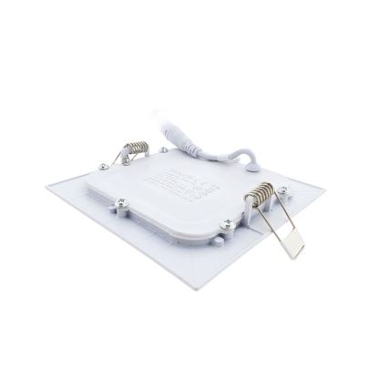 LED įleidžiamas lubinis šviestuvas SQUARE LED/6W/230V 6500K 11,8x11,8 cm balta