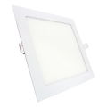 LED įleidžiamas lubinis šviestuvas SQUARE LED/9W/230V 4200K 14,6x14,6 cm balta