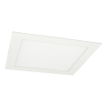 LED įleidžiamas lubinis šviestuvas VEGA LED/12W/230V 2900/3900/5800K 17,5x17,5 cm balta