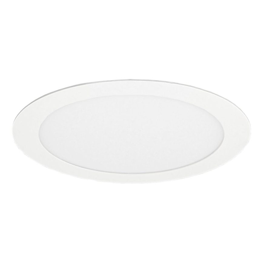 LED įleidžiamas lubinis šviestuvas VEGA LED/12W/230V 2900/3900/5800K diametras 17,5 cm balta