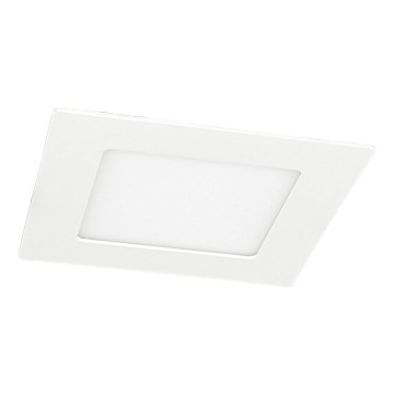 LED įleidžiamas lubinis šviestuvas VEGA LED/6W/230V 2900/3900/5800K 12,5x12,5 cm balta
