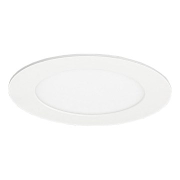 LED įleidžiamas lubinis šviestuvas VEGA LED/6W/230V 2900/3900/5800K diametras 12,5 cm balta