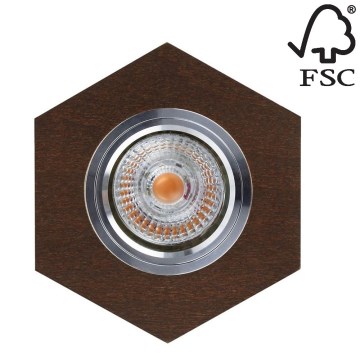 LED įleidžiamas lubinis šviestuvas VITAR 1xGU10/5W/230V CRI 90 bukas – FSC sertifikuota
