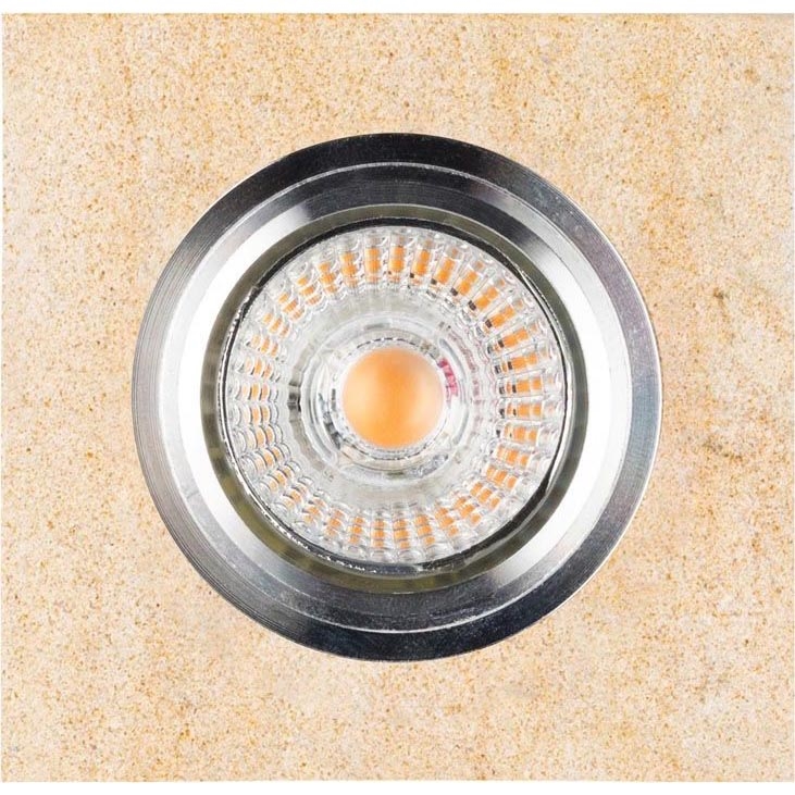 LED įleidžiamas lubinis šviestuvas VITAR 1xGU10/5W/230V CRI 90 smiltainis – FSC sertifikuota