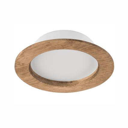 LED įleidžiamas lubinis šviestuvas WOODY SPOT LED/12,5W/230V 3000K graikinis riešutas ø 16 cm