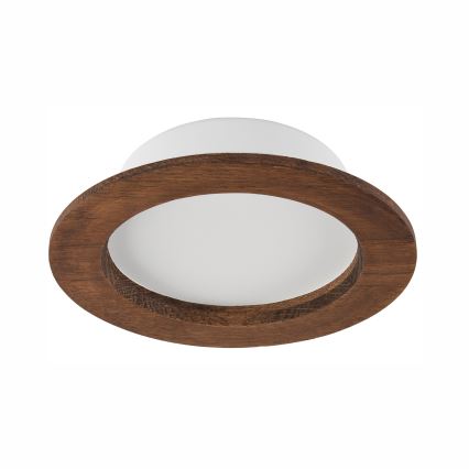 LED įleidžiamas lubinis šviestuvas WOODY SPOT LED/12,5W/230V 3000K vyšnia ø 16 cm