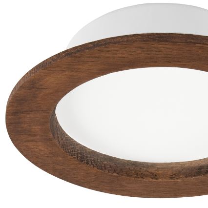 LED įleidžiamas lubinis šviestuvas WOODY SPOT LED/12,5W/230V 3000K vyšnia ø 16 cm