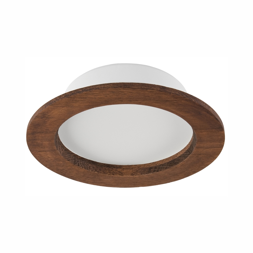 LED įleidžiamas lubinis šviestuvas WOODY SPOT LED/12,5W/230V 4000K vyšnia ø 16 cm