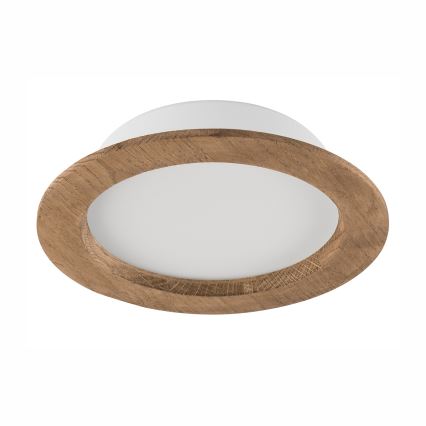 LED įleidžiamas lubinis šviestuvas WOODY SPOT LED/16,5W/230V 4000K graikinis riešutas ø 18,5 cm