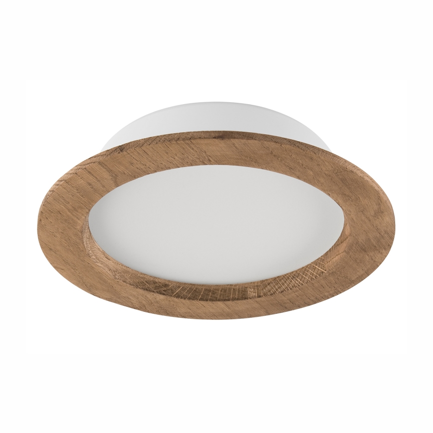 LED įleidžiamas lubinis šviestuvas WOODY SPOT LED/16,5W/230V 4000K graikinis riešutas ø 18,5 cm