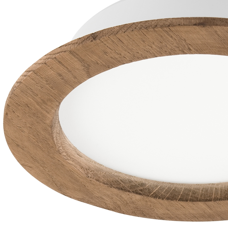 LED įleidžiamas lubinis šviestuvas WOODY SPOT LED/16,5W/230V 4000K graikinis riešutas ø 18,5 cm