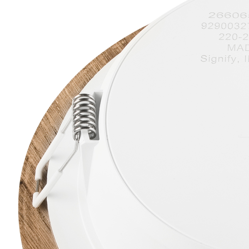 LED įleidžiamas lubinis šviestuvas WOODY SPOT LED/16,5W/230V 4000K graikinis riešutas ø 18,5 cm