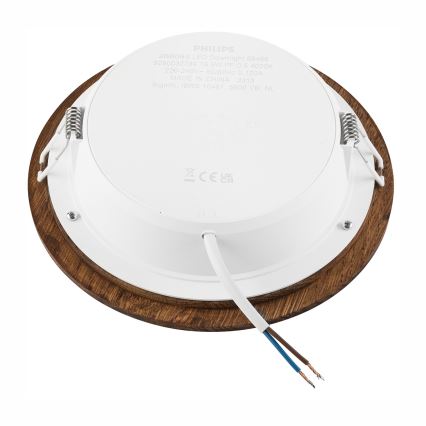 LED įleidžiamas lubinis šviestuvas WOODY SPOT LED/16,5W/230V 4000K vyšnia ø 18,5 cm