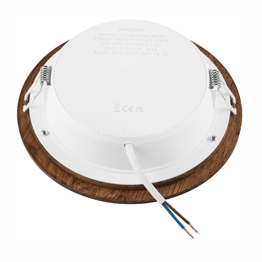 LED įleidžiamas lubinis šviestuvas WOODY SPOT LED/16,5W/230V 4000K vyšnia ø 18,5 cm