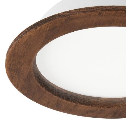 LED įleidžiamas lubinis šviestuvas WOODY SPOT LED/16,5W/230V 4000K vyšnia ø 18,5 cm