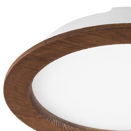 LED įleidžiamas lubinis šviestuvas WOODY SPOT LED/23,5W/230V 4000K vyšnia ø 23,5 cm