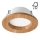 LED įleidžiamas lubinis šviestuvas WOODY SPOT LED/5,5W/230V 4000K ąžuolas ø 10 cm