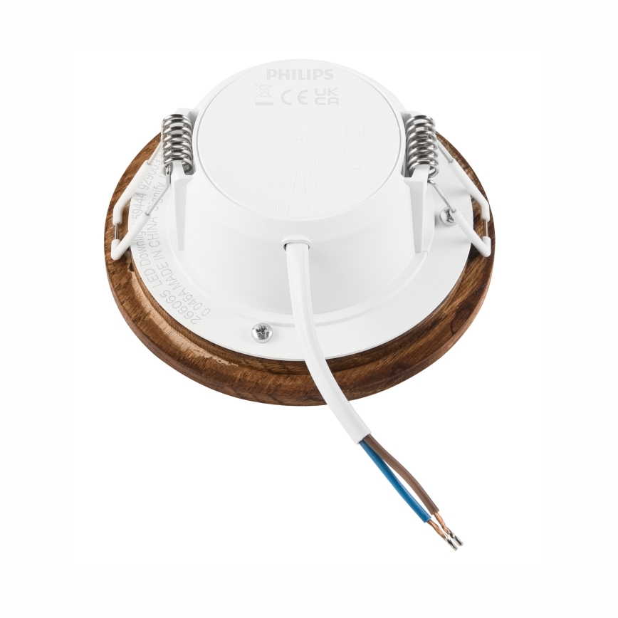 LED įleidžiamas lubinis šviestuvas WOODY SPOT LED/5,5W/230V 4000K vyšnia ø 10 cm