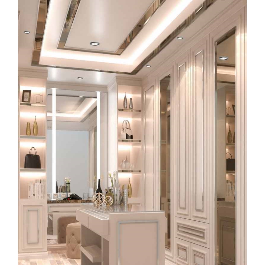 LED įleidžiamas lubinis vonios šviestuvas BONO LED/5W/230V 4000K IP65 blizgus chromas