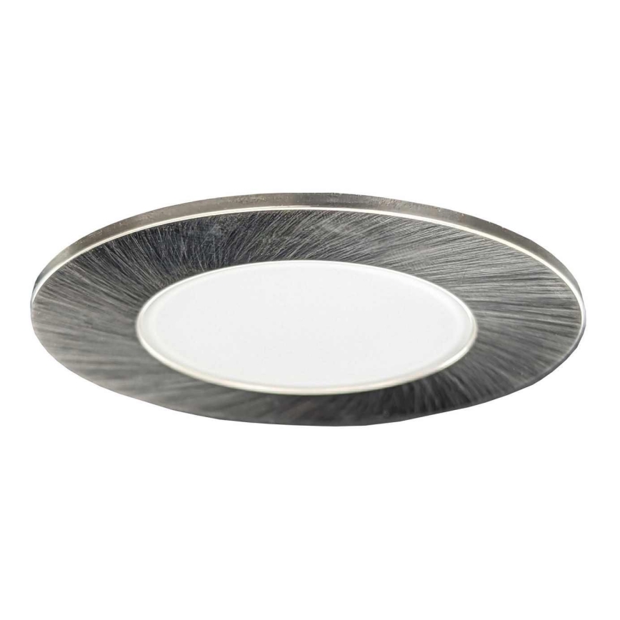 LED įleidžiamas lubinis vonios šviestuvas BONO LED/5W/230V 4000K IP65 blizgus chromas