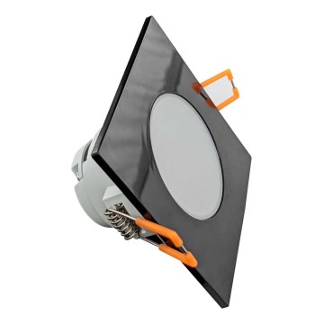 LED įleidžiamas lubinis vonios šviestuvas BONO LED/5W/230V 4000K IP65 juoda