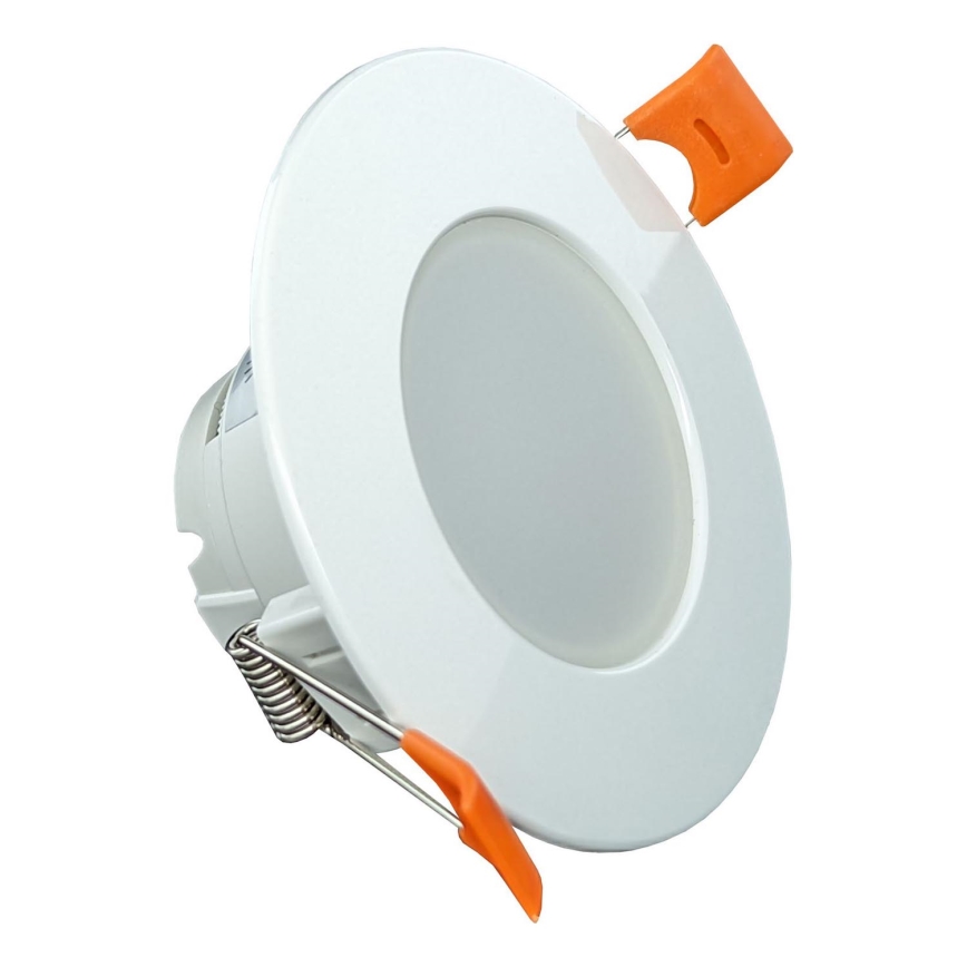LED įleidžiamas lubinis vonios šviestuvas BONO LED/7W/230V 4000K IP65 balta